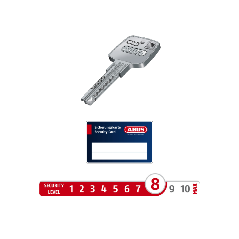 ABUS EC660 Nachschlüssel nach Sicherungskarte