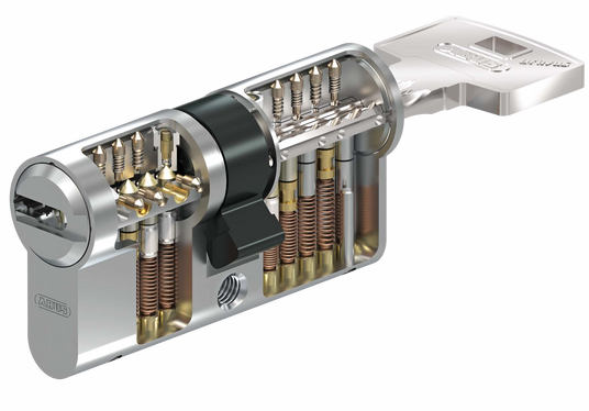 ABUS Bravus 3000 Schnittmodell: Intellitec-System mit Stiften im Zylinder