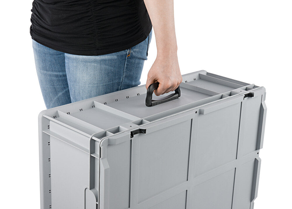 Eurobox NextGen Portable 600x400x185mm – Grau, Ansicht 5