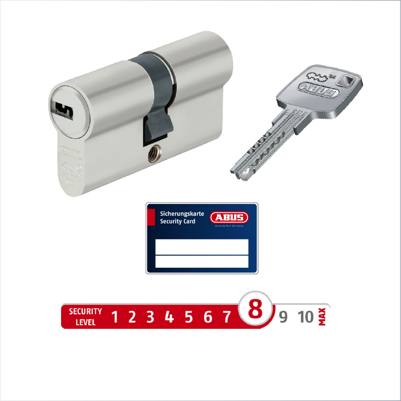 ABUS EC660 Doppelzylinder nach Sicherungskarte