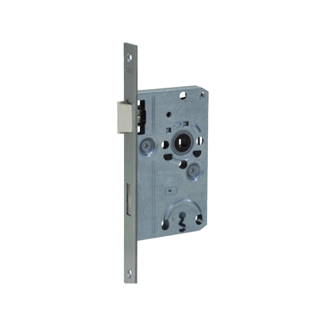 ABUS Einsteckschloss ES BB2 kantiger Stulp (silber)