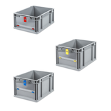 Eurobox NextGen Insight Cover 400x300x220mm – Cover in Rot, Gelb und Blau