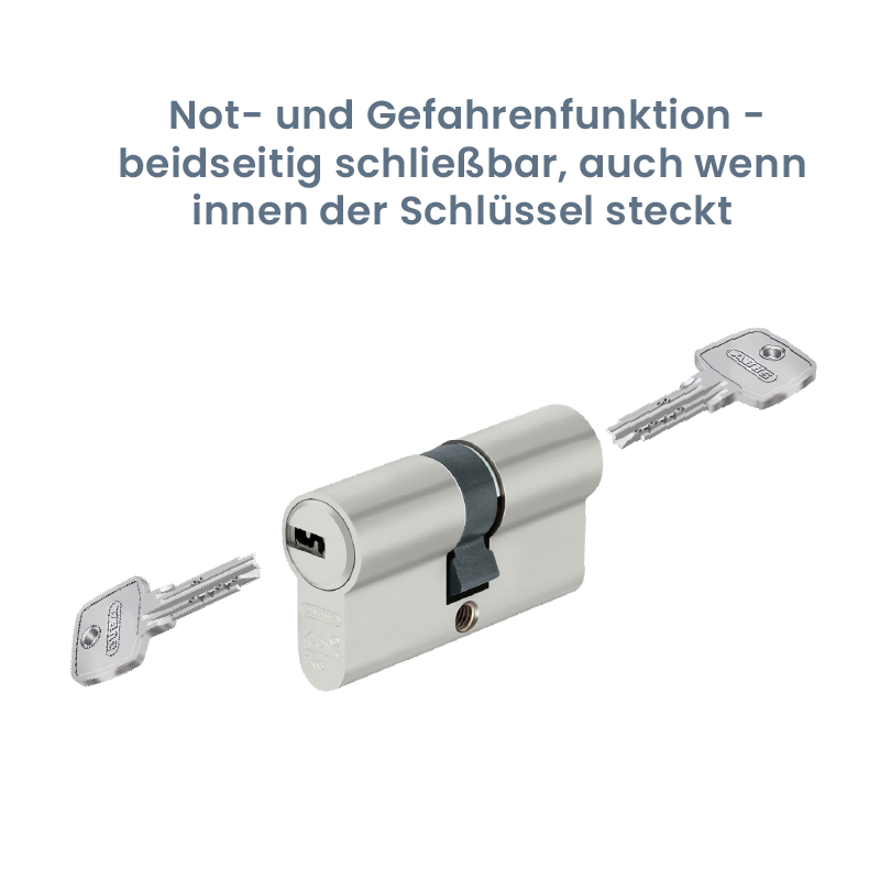 ABUS A93 Doppelzylinder – Profilzylinder der A-Serie mit Not- und Gefahrenfunktion