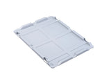 Eurobox Auflagedeckel mit Schaumstoff 400x300 mm – Verschlüsse grau