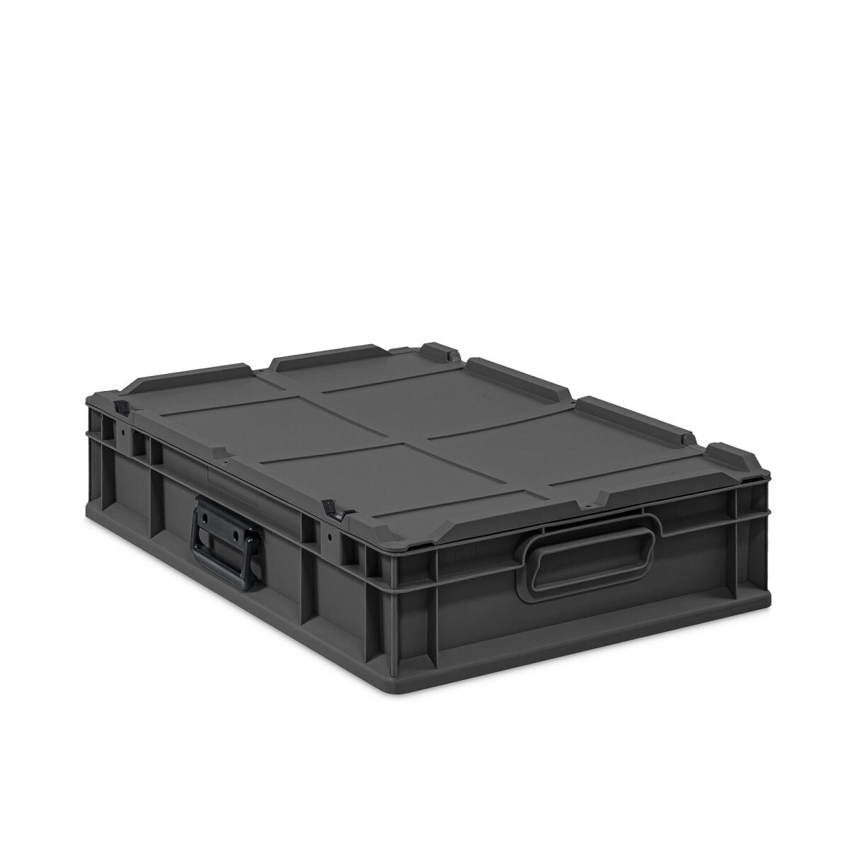 Eurobox NextGen Portable 600x400x135mm – Anthrazit, Ansicht 2