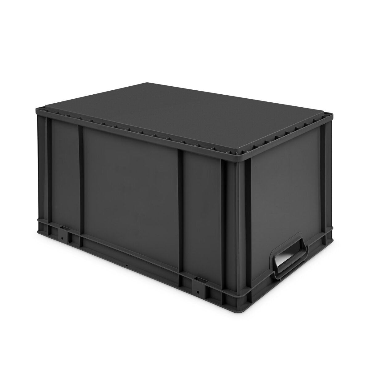 Eurobox NextGen Portable 600x400x185mm – Anthrazit, Ansicht 4