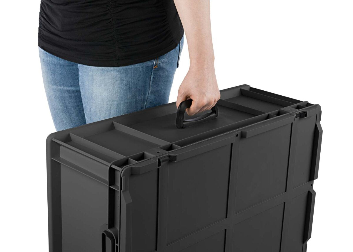 Eurobox NextGen Portable 600x400x335mm – Anthrazit, Ansicht 2