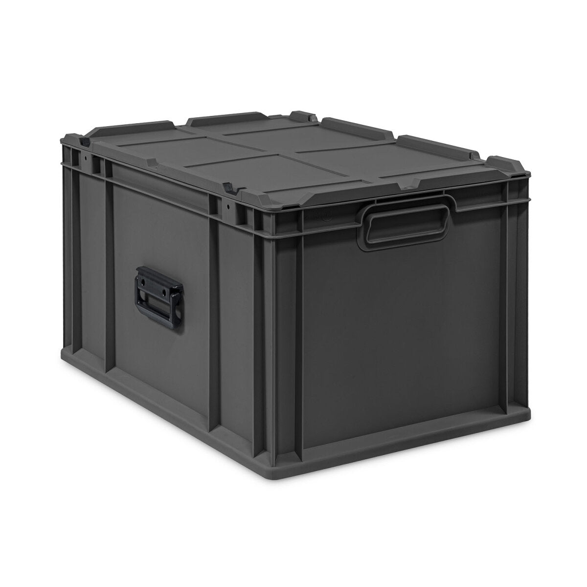 Eurobox NextGen Portable 600x400x335mm – Anthrazit, Ansicht 3