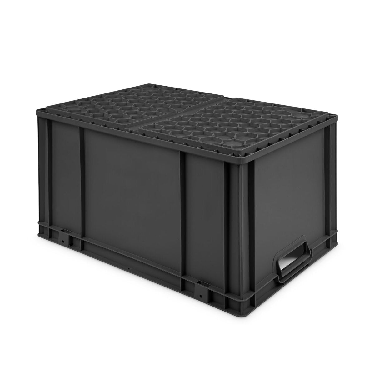 Eurobox NextGen Portable 600x400x335mm – Anthrazit, Ansicht 4
