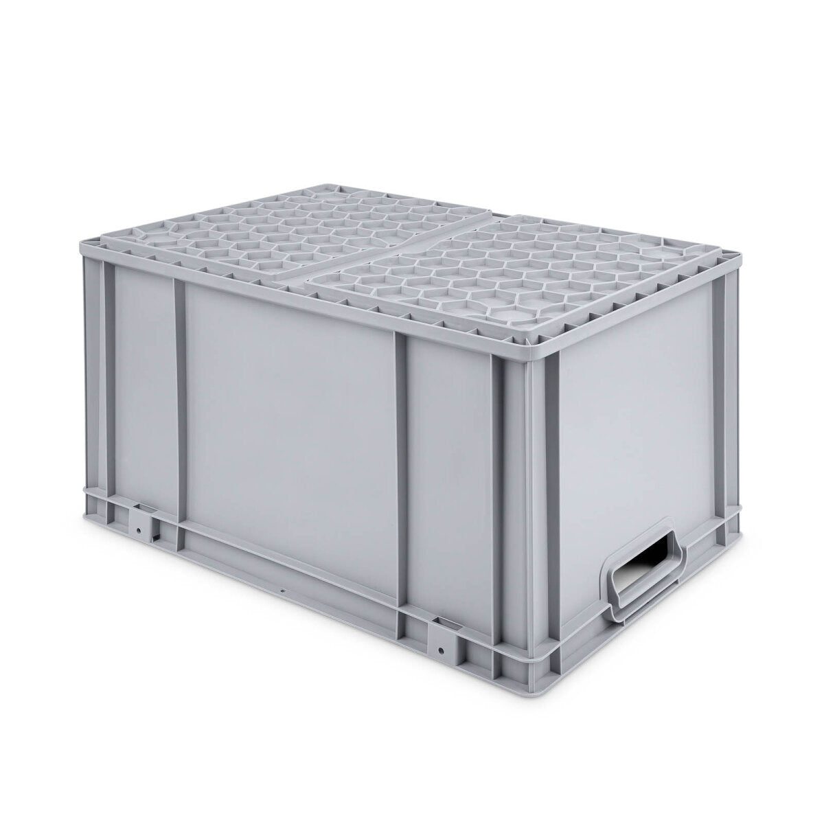 Eurobox NextGen Portable 600x400x335mm – Grau, Ansicht 3