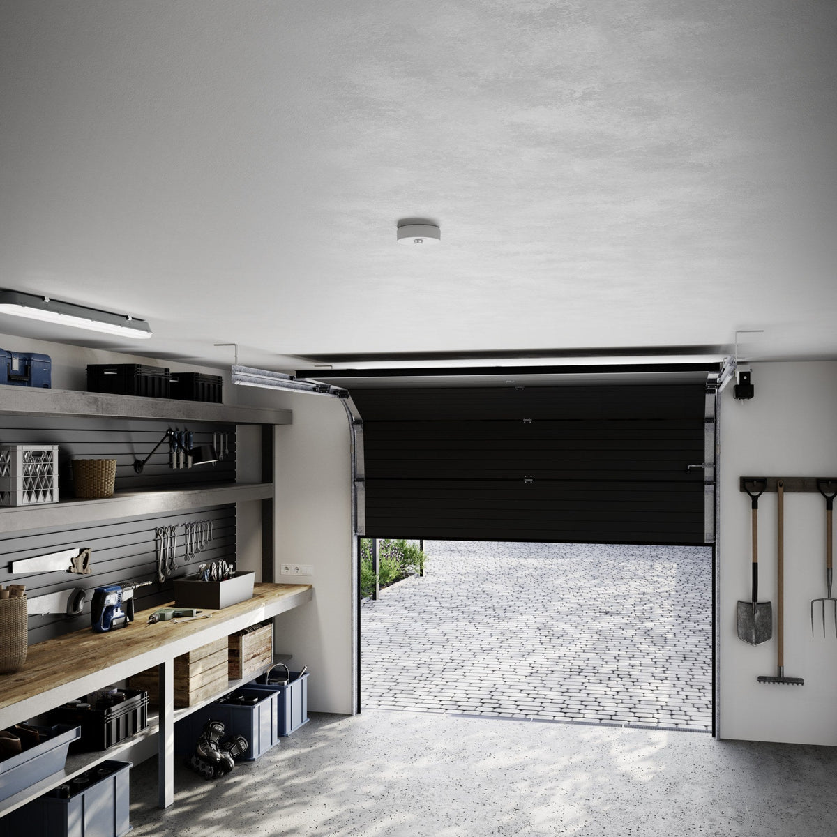 ABUS PREVARO CONNECT Funk-Hitzewarnmelder – Anwendung: Garage
