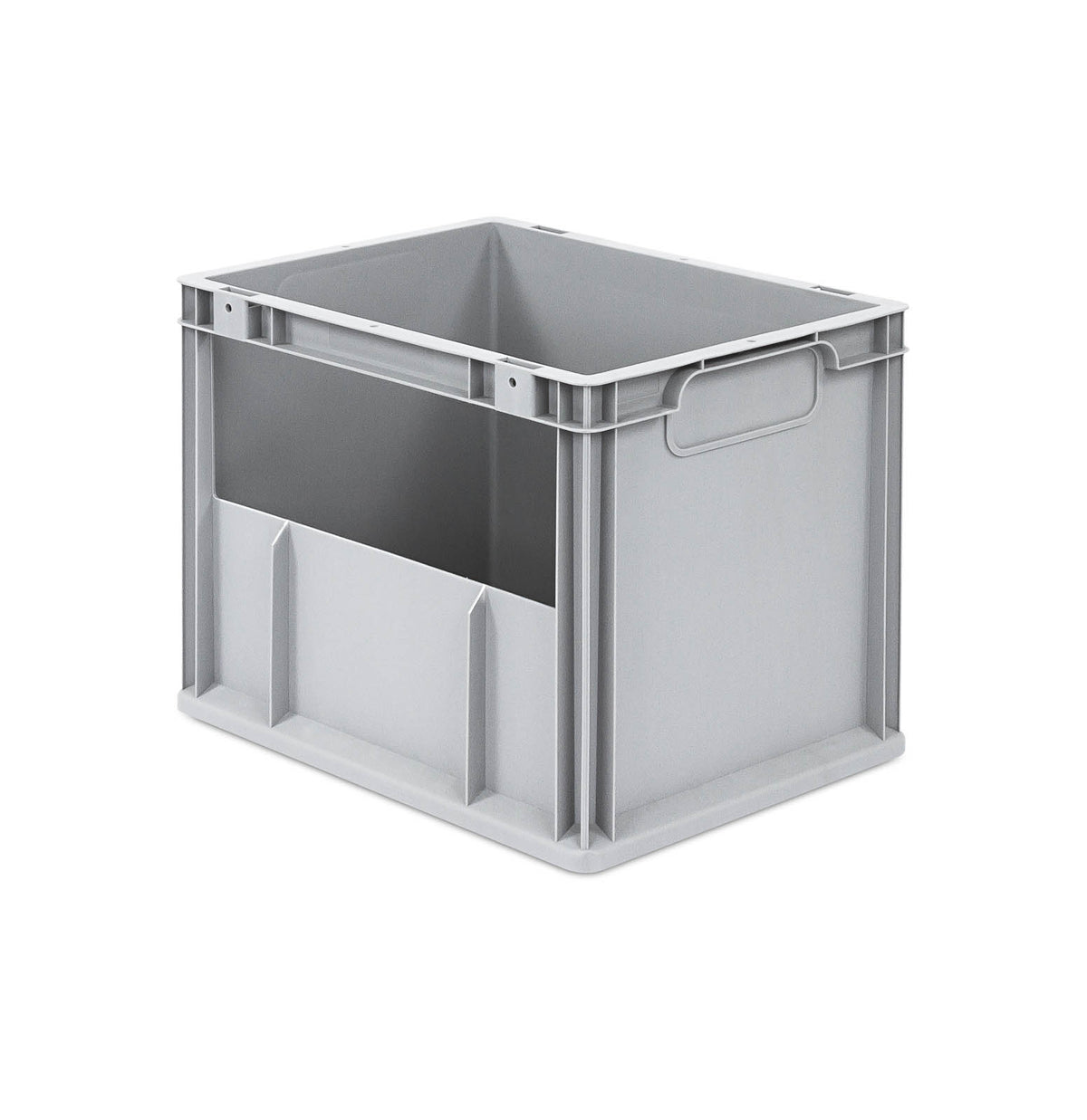 Eurobox NextGen Insight 400x300x320mm – Entnahmeöffnung Seite