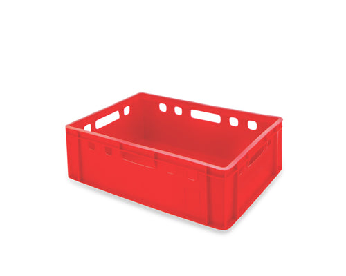 Fleischerkasten E2 rot 600 x 400 x 200 mm