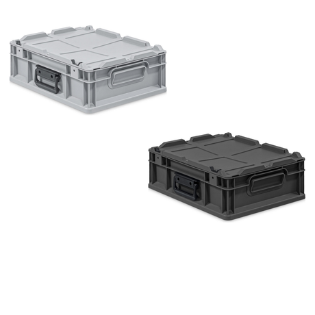 Eurobox NextGen Portable 400x300x135mm – Grau und Anthrazit