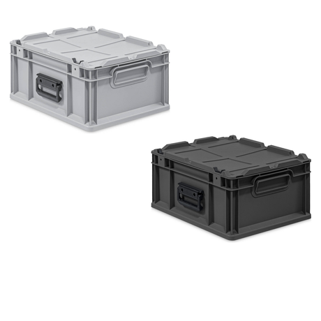 Eurobox NextGen Portable 400x300x185mm – Grau und Anthrazit