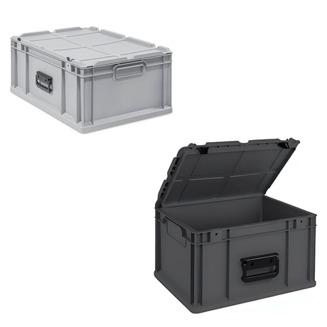 Eurobox NextGen Portable 600x400x243mm – Grau und Anthrazit