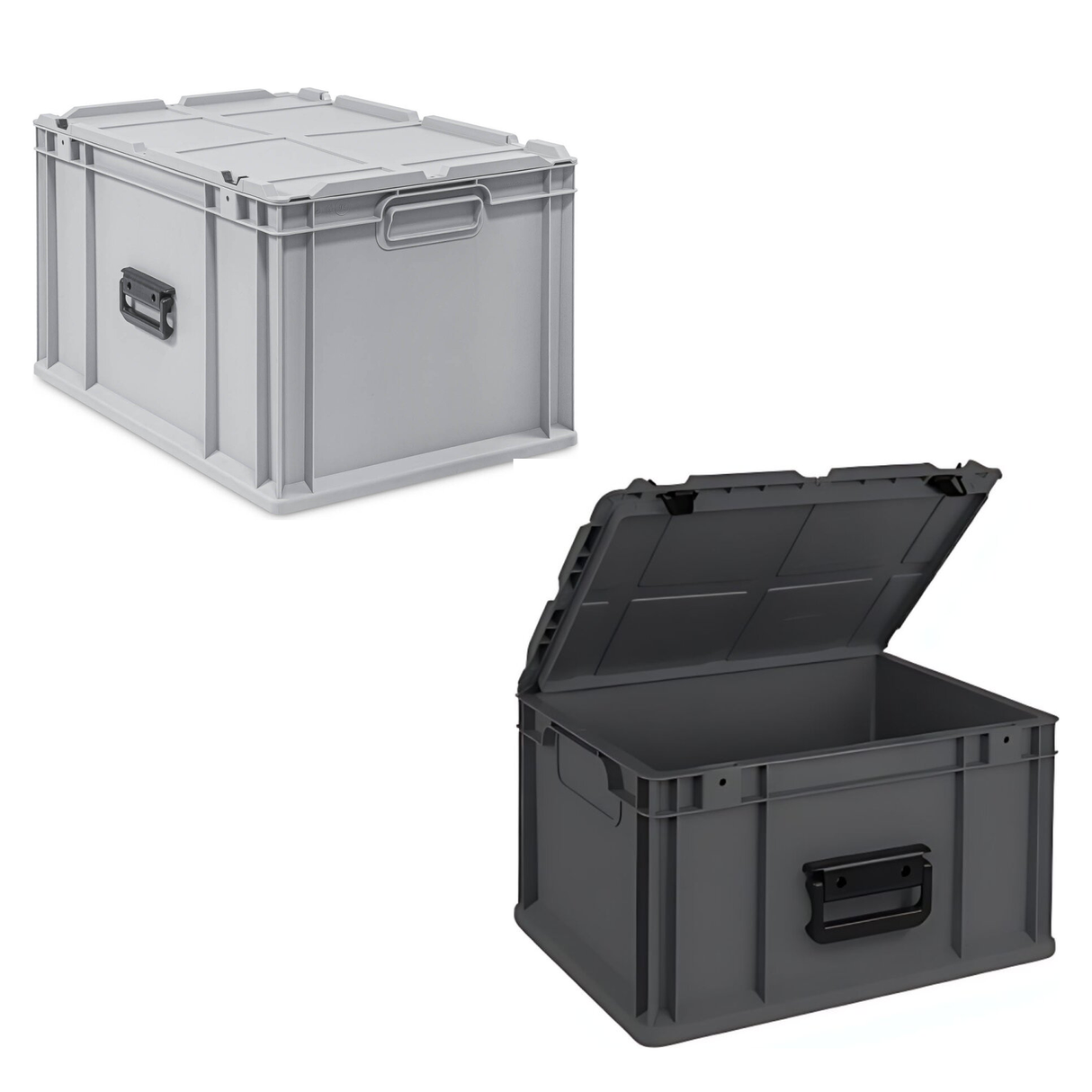 Eurobox NextGen Portable 600x400x335mm – Grau und Anthrazit